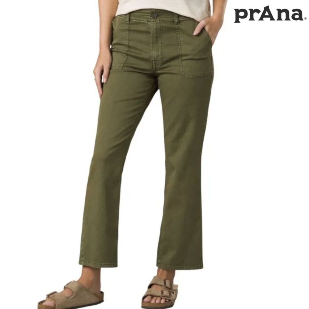 prAna

prAna Sancho Slim Pant - Women's Size 6

Prana Green Flare Wide Leg Jeans